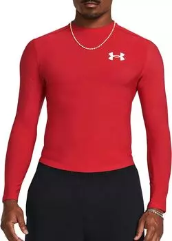 Мужская компрессионная рубашка с длинным рукавом Under Armour HeatGear OG, красный