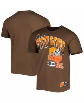 Мужская коричневая футболка Cleveland Browns Hometown Collection Pro Standard, коричневый