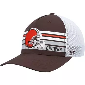 Мужская коричневая кепка '47 Cleveland Browns Altitude II MVP Trucker Snapback