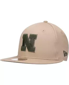 Мужская коричневая кепка Nebraska Huskers Camel & Rifle 59FIFTY New Era