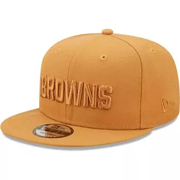 Мужская коричневая кепка New Era Cleveland Browns Color Pack 9FIFTY Snapback