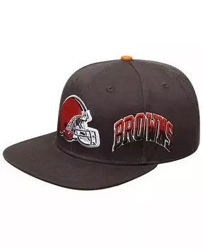 Мужская коричневая кепка Snapback Cleveland Browns Hometown Pro Standard, коричневый