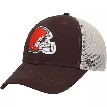 Мужская коричневая/натуральная кепка '47 Cleveland Browns Flagship MVP Snapback