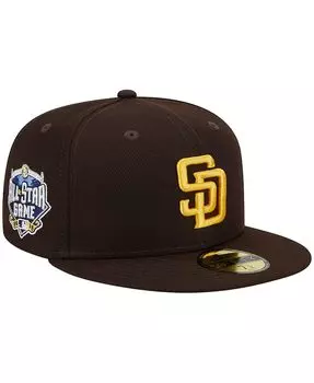 Мужская коричневая облегающая кепка San Diego Padres 2016 MLB All-Star Game Team цвета 59FIFTY New Era