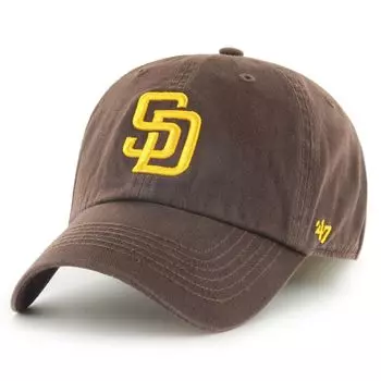 Мужская коричневая приталенная шляпа с логотипом San Diego Padres Franchise '47