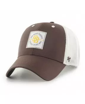 Мужская коричневая регулируемая кепка San Diego Padres Disburse MVP Trucker '47 Brand