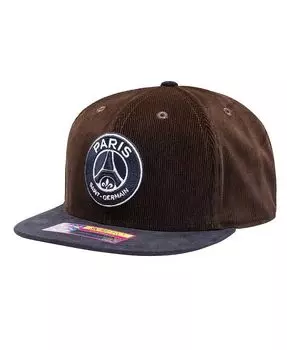 Мужская коричневая шляпа Snapback Paris Saint-Germain Cognac Fan Ink, коричневый