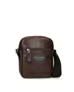 Мужская коричневая сумка через плечо Horley Pepe Jeans