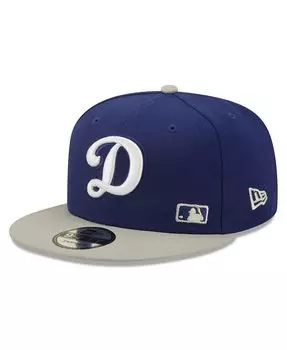 Мужская королевская серая кепка Los Angeles Dodgers Flawless 9FIFTY Snapback New Era