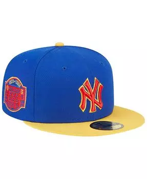 Мужская королевская желтая приталенная шляпа New York Yankees Empire 59FIFTY New Era
