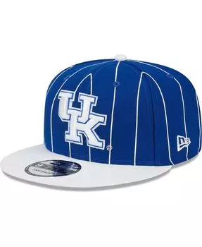 Мужская королевско-белая кепка Kentucky Wildcats в винтажном стиле 9FIFTY Snapback New Era
