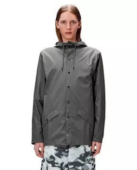 Мужская короткая парка-дождевик Rains, серый