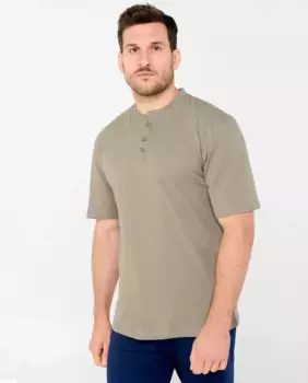 Мужская короткая пижамная футболка зеленого трикотажа El Bho Nocturno, зеленый