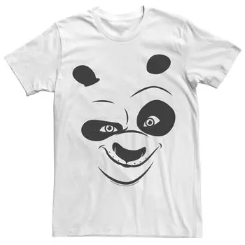 Мужская костюмная футболка для лица Kung Fu Panda Po Licensed Character