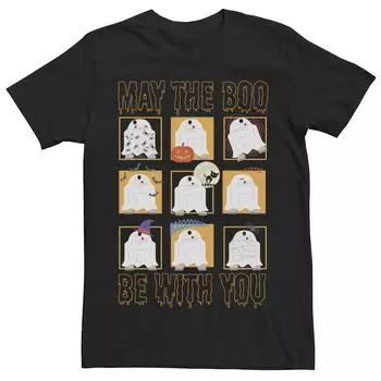 Мужская костюмная футболка «Звездные войны R2-D2 May The Boo Be With You» Licensed Character