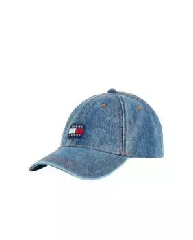 Мужская ковбойская кепка с вышитым логотипом и изогнутым козырьком Tommy Jeans, синий