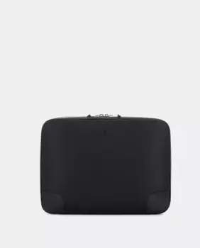 Мужская кожаная папка для документов черного цвета Scharlau, черный