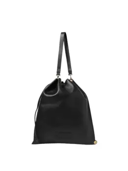 Мужская кожаная сумка на ремне Tom Ford черного цвета