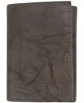 Мужская кожаная сумка тройного сложения RFID повышенной емкости Kenneth Cole Reaction