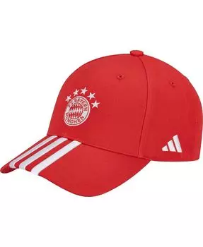Мужская красная бейсбольная регулируемая бейсболка Bayern Мюнхен adidas