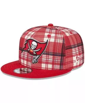 Мужская красная бейсболка Tampa Bay Buccaneers 2024 Sideline Statement 9FIFTY Snapback New Era, красный