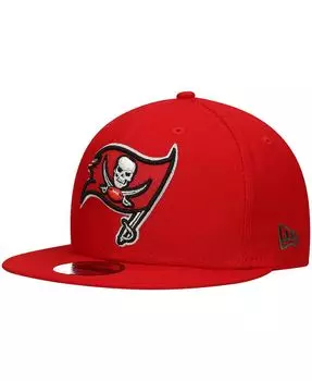 Мужская красная бейсболка Tampa Bay Buccaneers Basic 9FIFTY Snapback New Era