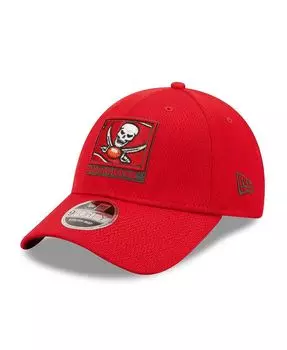 Мужская красная бейсболка Tampa Bay Buccaneers в рамке AF 9FORTY Snapback New Era