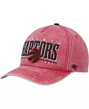 Мужская красная бейсболка Toronto Raptors Fontana Hitch Snapback '47 Brand, красный