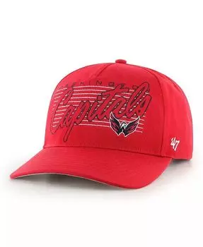 Мужская красная бейсболка Washington Capitals Marquee Hitch Snapback '47 Brand, красный