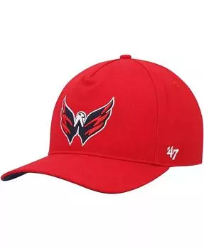 Мужская красная бейсболка Washington Capitals Primary Hitch Snapback '47 Brand, красный