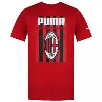 Мужская красная футболка Ac Milan 1899 Puma, красный