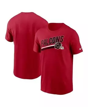 Мужская красная футболка Atlanta Falcons Essential Blitz Lockup Nike, красный