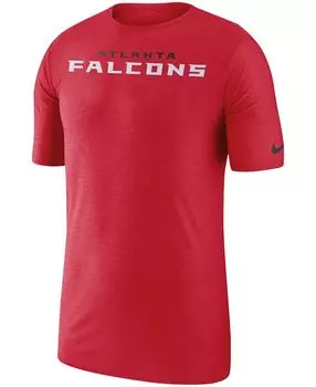 Мужская красная футболка atlanta falcons sideline player Nike, красный