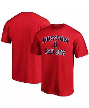 Мужская красная футболка Boston Red Sox Heart Soul Fanatics, красный