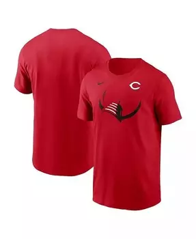 Мужская красная футболка Cincinnati Reds Local Home Town Nike, красный