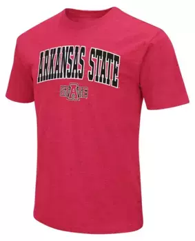 Мужская красная футболка Colosseum Arkansas State Red Wolves