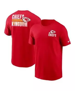 Мужская красная футболка Kansas City Chiefs Blitz Essential Nike, красный
