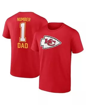 Мужская красная футболка Kansas City Chiefs ко Дню отца Fanatics, красный
