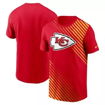 Мужская красная футболка Kansas City Chiefs Yard Line Fashion Asbury Nike