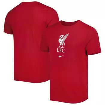 Мужская красная футболка Liverpool Team с гербом Nike