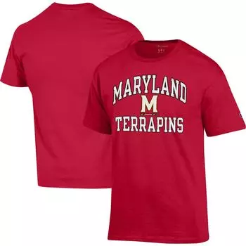 Мужская красная футболка Maryland Terrapins High Motor Champion