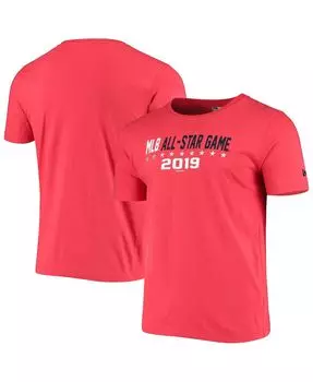 Мужская красная футболка mlb all star game star New Era, красный
