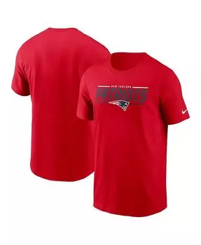Мужская красная футболка New England Patriots Muscle Nike, красный