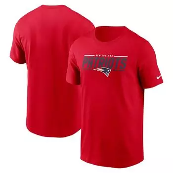 Мужская красная футболка New England Patriots Muscle Nike