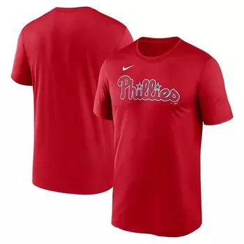 Мужская красная футболка Nike Philadelphia Phillies Fuse Legend, цвет Phl Red