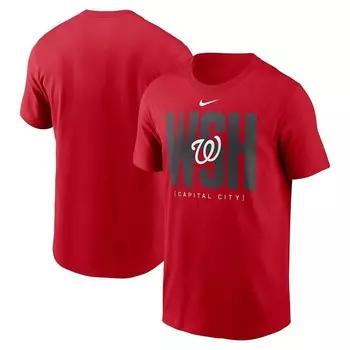Мужская красная футболка Nike Washington Nationals Scoreboard, цвет Nat Red