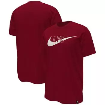 Мужская красная футболка с галочкой Liverpool Nike