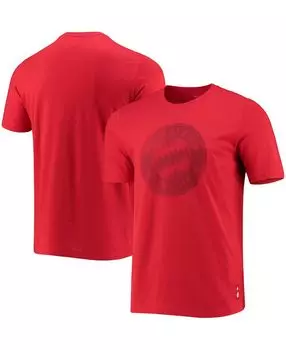 Мужская красная футболка с гербом клуба бавария мюнхен adidas, красный