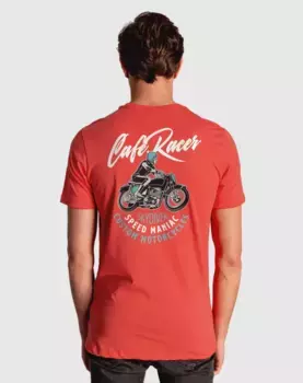 Мужская красная футболка с короткими рукавами Skydiver, красный