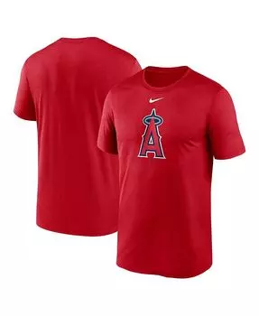 Мужская красная футболка с логотипом Los Angeles Angels New Legend Nike, красный
